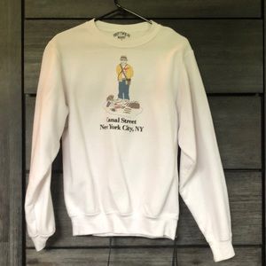 Vintage white crewneck